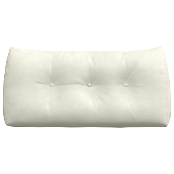 Възглавница за гръб Крем 100 x 24 x 50 см Кадифе