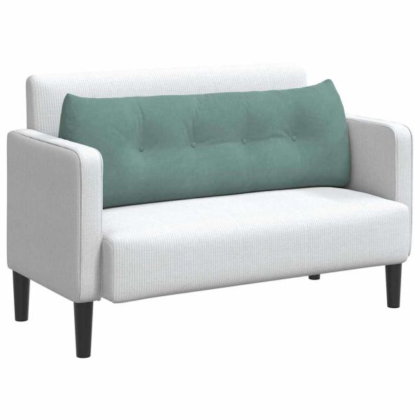 Възглавница за гръб Морско зелено 140 x 24 x 50 см Кадифе