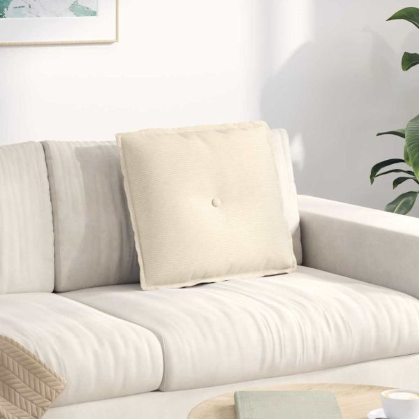 Възглавница за гръб Крем 50 x 45 см Кордюрова тъкан