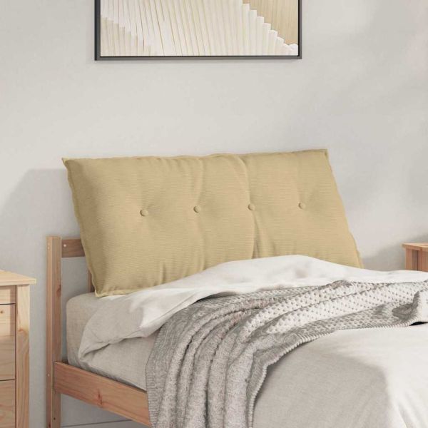 Възглавница за гръб Сивозелен 100 x 50 cm Кордюрова тъкан