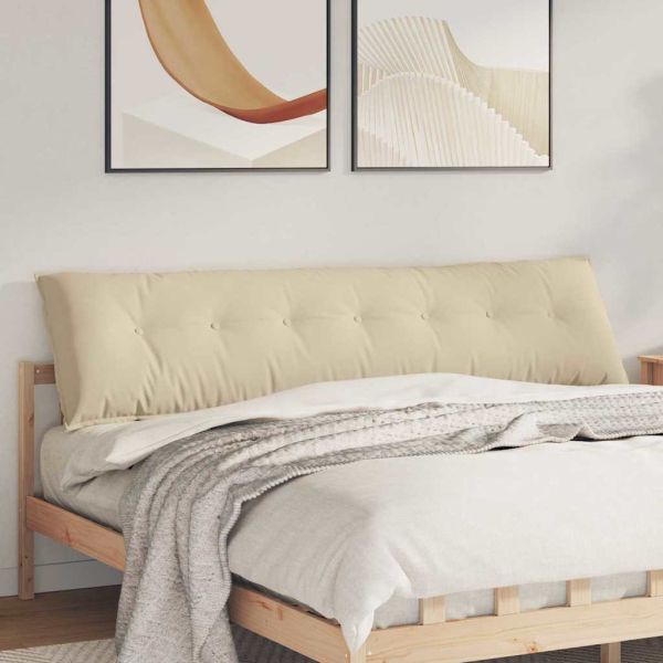 Възглавница за гръб Крем 200 x 50 см Микрофибърна тъкан