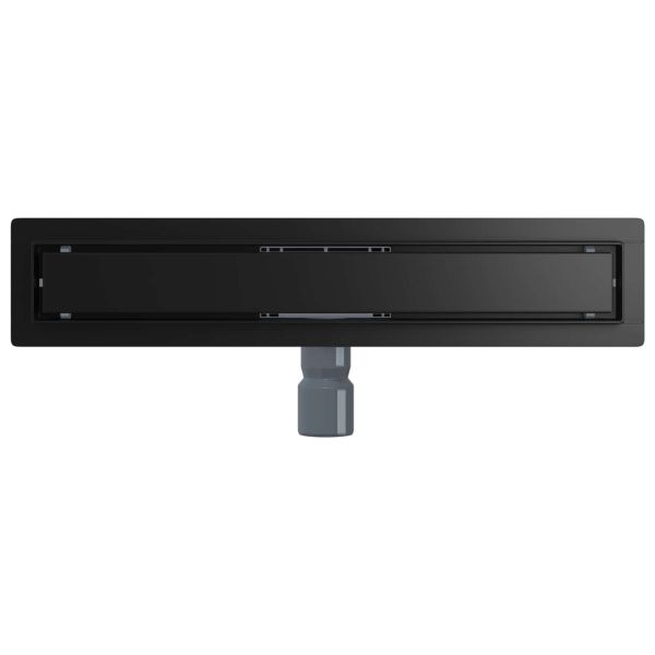 2 в 1 душов дренаж Черно 50 cm Неръждаема стомана 304