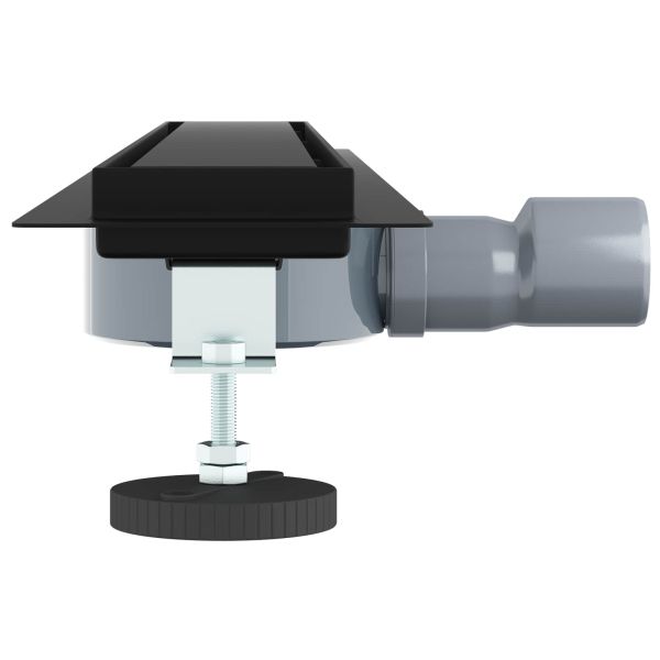 Душ канал 2-в-1 с 360° сифони Черно 70 cm