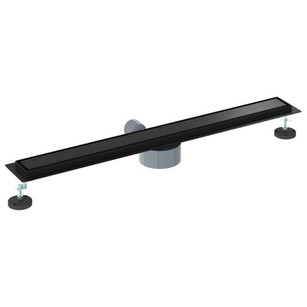 Душ канал 2-в-1 с 360° сифони Черно 80 cm