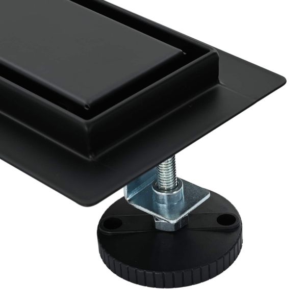 Душ канал 2-в-1 с 360° сифони Черно 80 cm