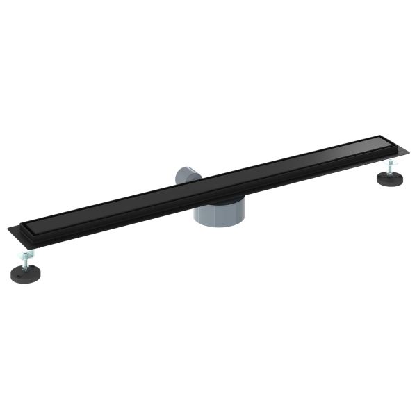 Душ канал 2-в-1 с 360° сифони Черно 90 cm