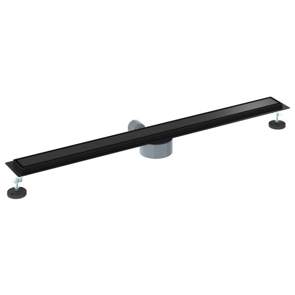 Душ канал 2-в-1 с 360° сифони Черно 100 cm