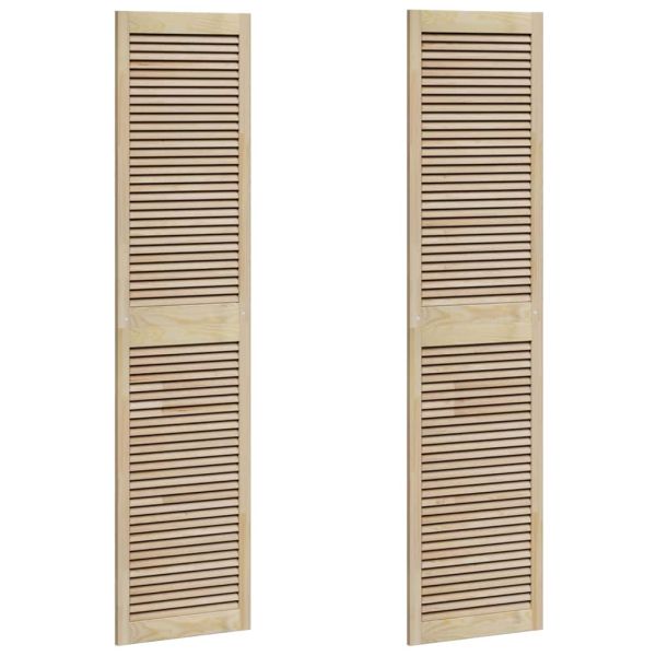 Врата за шкаф с врата 2 pcs Естествен 201 x 2,1 x 49,5 см