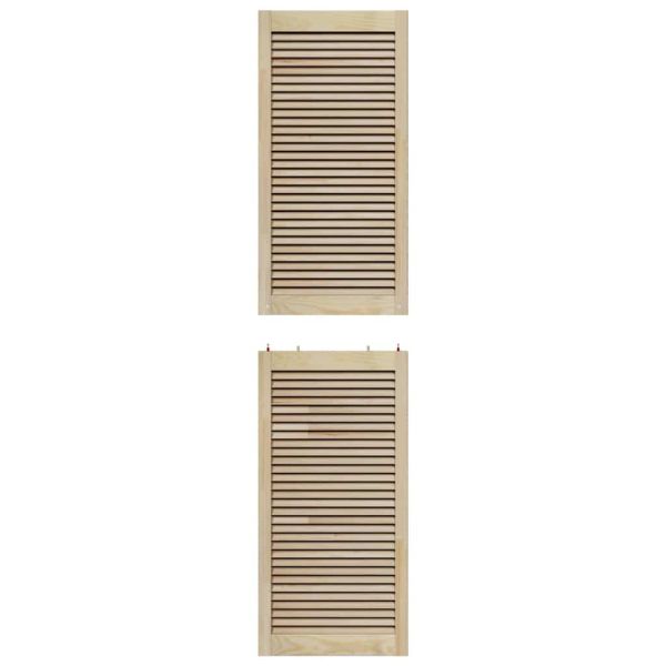 Врата за шкаф с врата 2 pcs Естествен 201 x 2,1 x 49,5 см