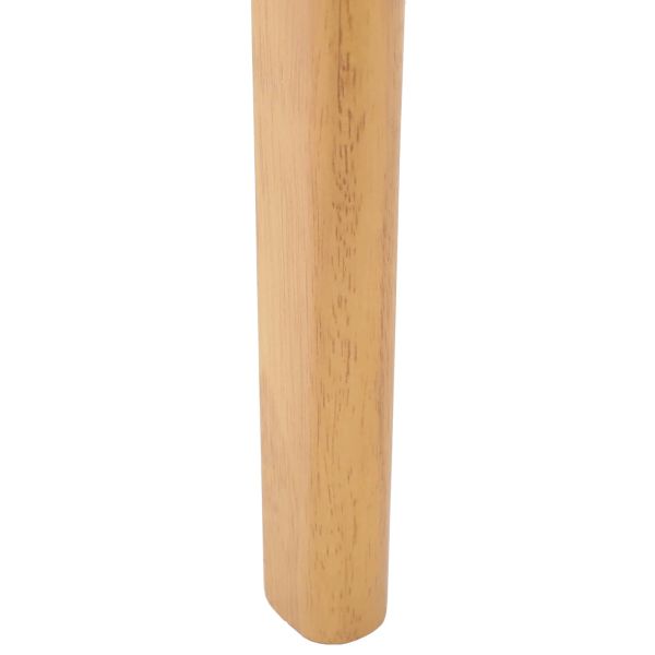 Трапезен стол 2 pcs Естествено и светло