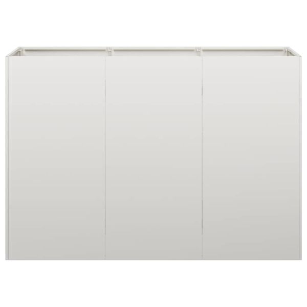 Кашпа, 120x40x80 см, неръждаема стомана