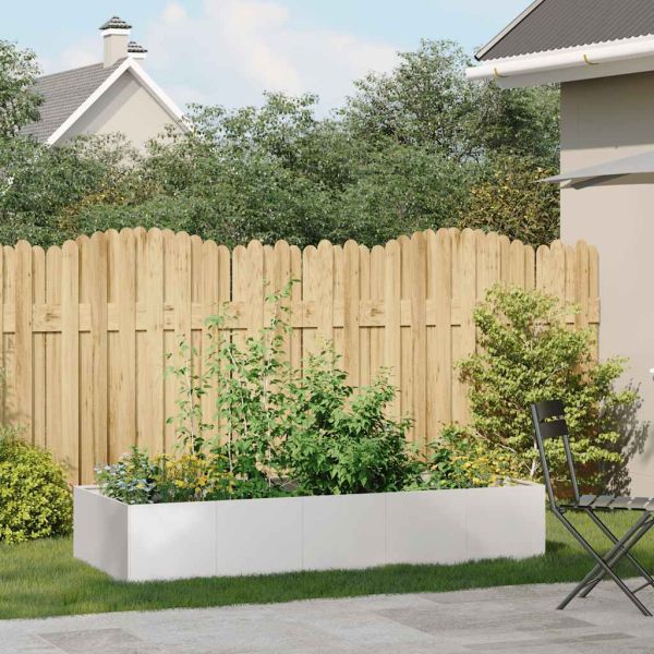 Кашпа, 200x80x40 см, неръждаема стомана