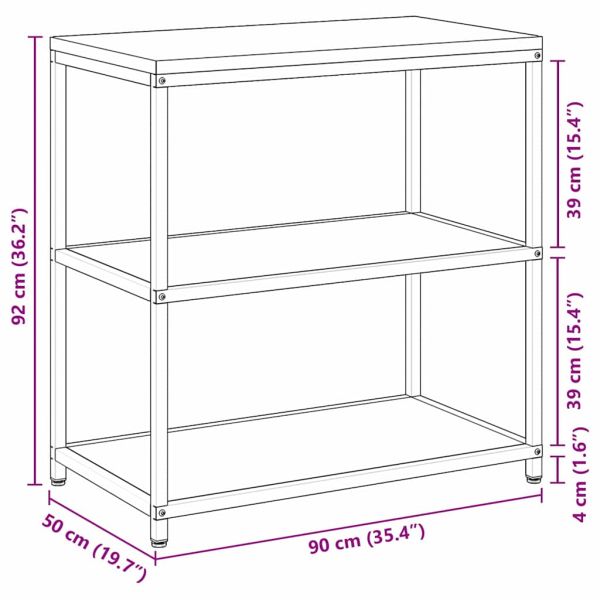 Съхранение в кухнята с рафт Сребрист 60 x 50 x 92 см Стомана