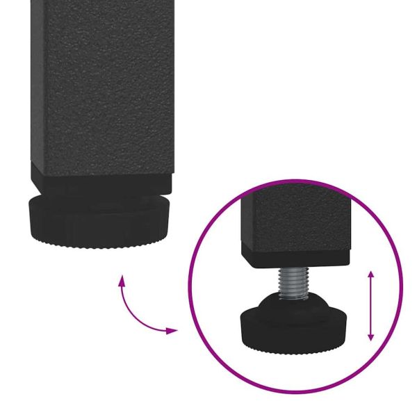 Съхранение в кухнята с рафт Ръждясало 60 x 50 x 92 см Стомана