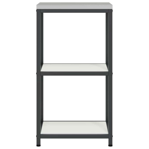 Съхранение в кухнята с рафт Бяло 60 x 50 x 92 см Стомана