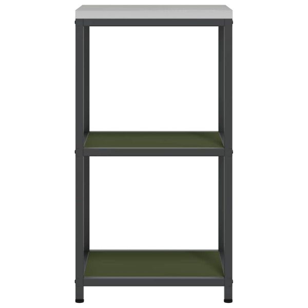 Съхранение в кухнята Маслинено зелено 60 x 50 x 92 см Стомана