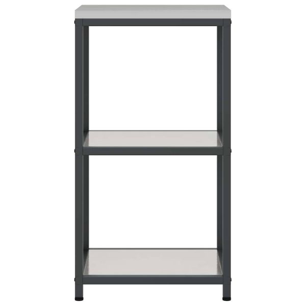 Съхранение в кухнята с рафт Сребрист 60 x 50 x 92 см Стомана