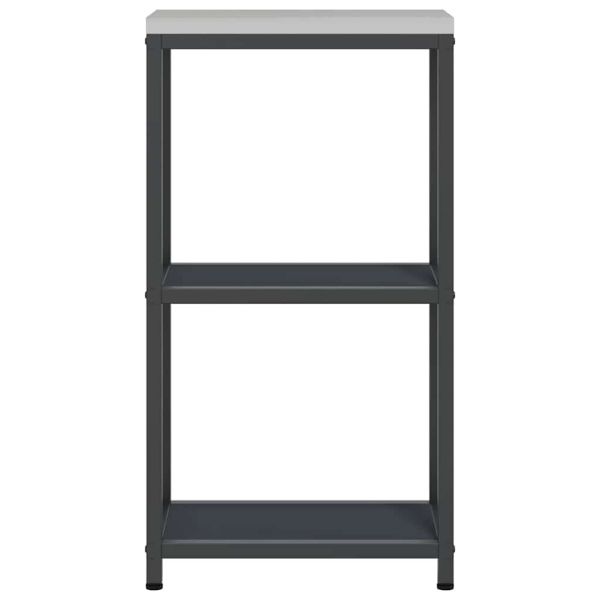 Съхранение в кухнята с рафт Антрацит 60 x 50 x 92 см Стомана