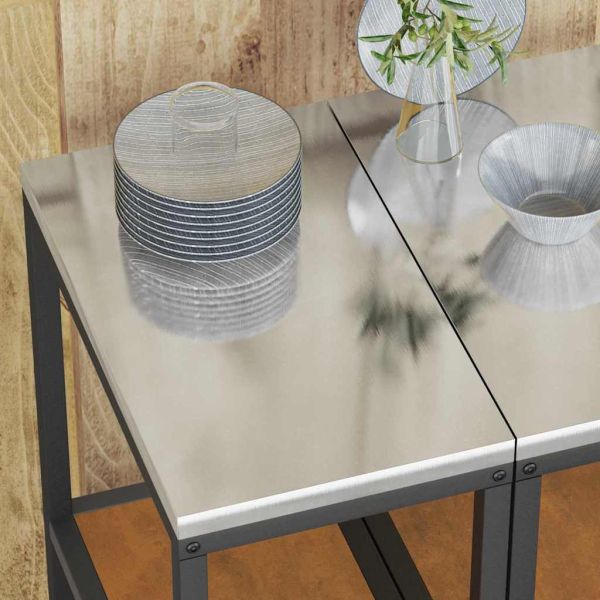 Съхранение в кухнята с рафт Ръждясало 60 x 50 x 92 см Стомана