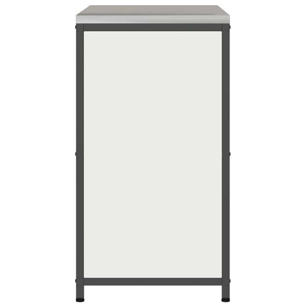 Съхранение в кухнята с рафт Бяло 60 x 50 x 92 см Стомана