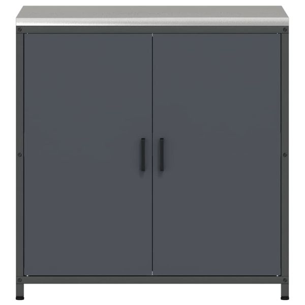 Съхранение в кухнята с рафт Антрацит 60 x 50 x 92 см Стомана