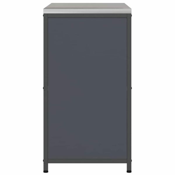 Съхранение в кухнята с рафт Антрацит 60 x 50 x 92 см Стомана