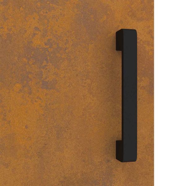 Съхранение в кухнята с рафт Ръждясало 60 x 50 x 92 см Стомана