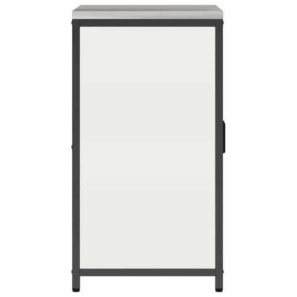 Съхранение в кухнята с рафт Бяло 60 x 50 x 92 см Стомана