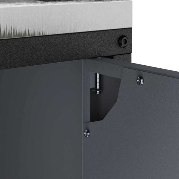 Съхранение в кухнята с рафт Антрацит 60 x 50 x 92 см Стомана