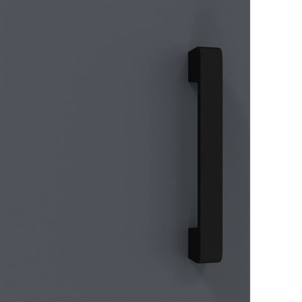 Съхранение в кухнята с рафт Антрацит 60 x 50 x 92 см Стомана