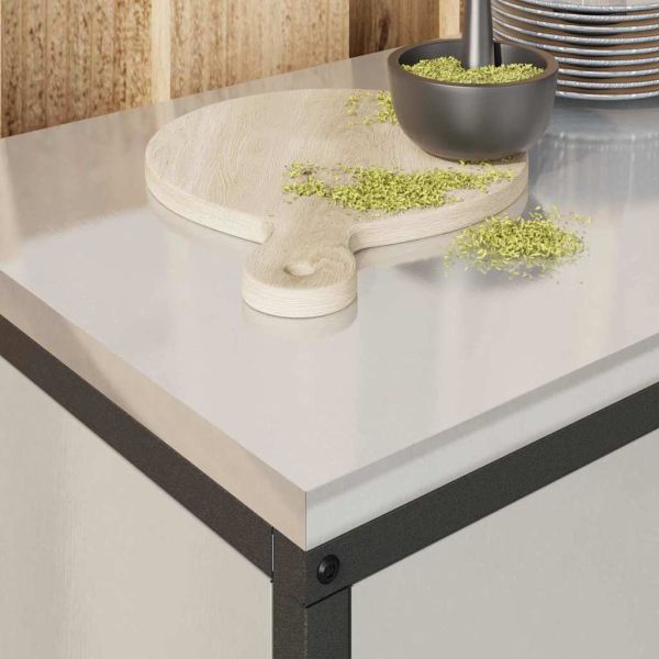 Съхранение в кухнята с рафт Сребрист 60 x 50 x 92 см Стомана