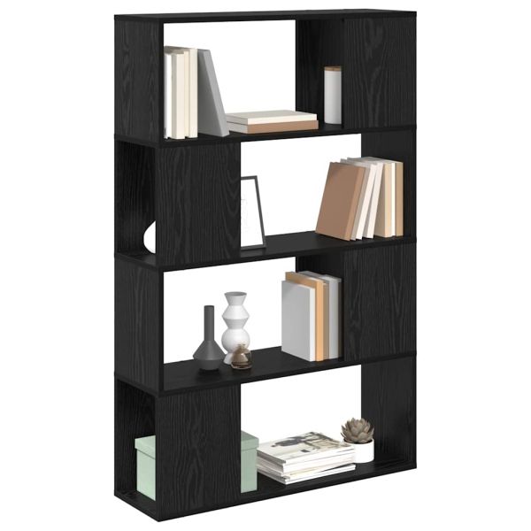 Комплект ТВ шкаф Черно 80 x 24 x 125 см Инженерно дърво