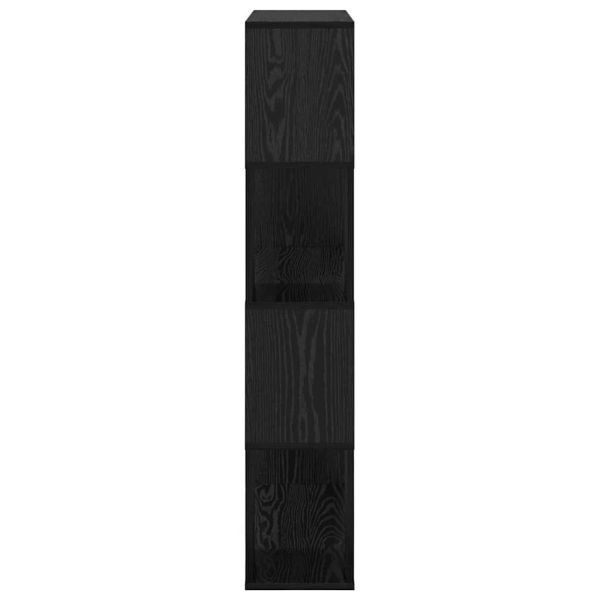 Комплект ТВ шкаф Черно 80 x 24 x 125 см Инженерно дърво