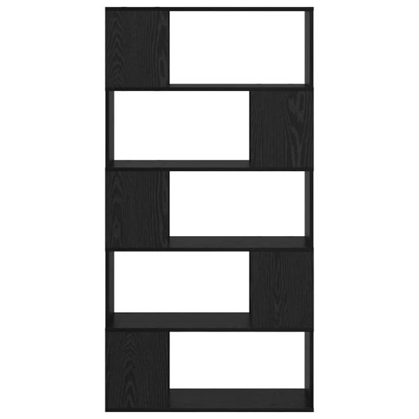 Комплект ТВ шкаф Черно 80 x 24 x 156 см Инженерно дърво