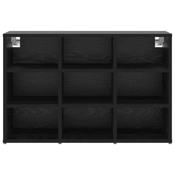 Шкаф за обувки Черния дъб 77,5 x 30 x 51 см Инженерно дърво