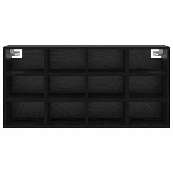 Шкаф за обувки Черния дъб 103 x 30 x 51 см Инженерно дърво