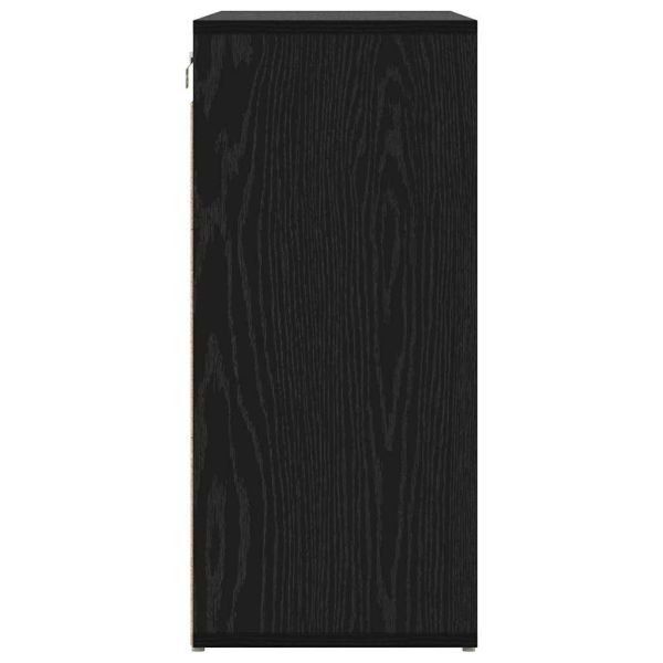 Шкаф за обувки Черния дъб 77,5 x 30 x 67 см Инженерно дърво