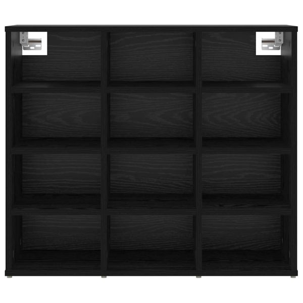 Шкаф за обувки Черния дъб 77,5 x 30 x 67 см Инженерно дърво