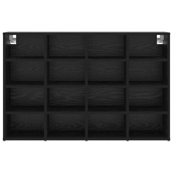 Шкаф за обувки Черния дъб 103 x 30 x 67 см Инженерно дърво