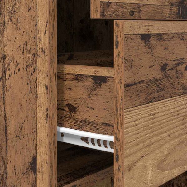 Шкаф за книги Старо дърво 40 x 35 x 180 см Инженерно дърво