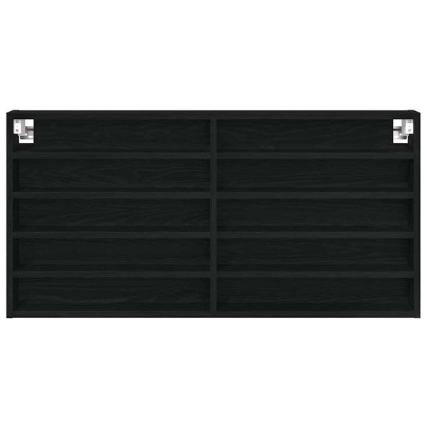 Витрина с рафт Черния дъб 100 x 8,5 x 50 cm Инженерно дърво