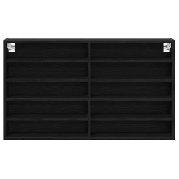 Витрина с рафт Черния дъб 100 x 15 x 58 cm Инженерно дърво