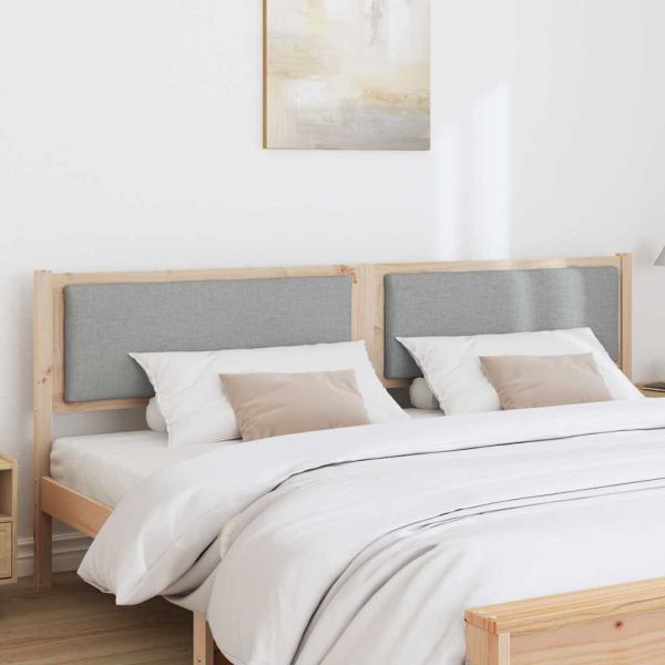 Облегалка за глава Друг Кафяво 200 cm Борово дърво масив