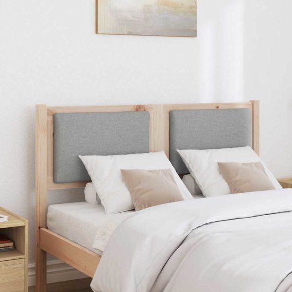 Облегалка за глава Друг Кафяво 120 cm Борово дърво масив