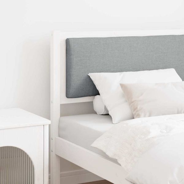 Облегалка за глава Друг Бяло 100 cm Борово дърво масив