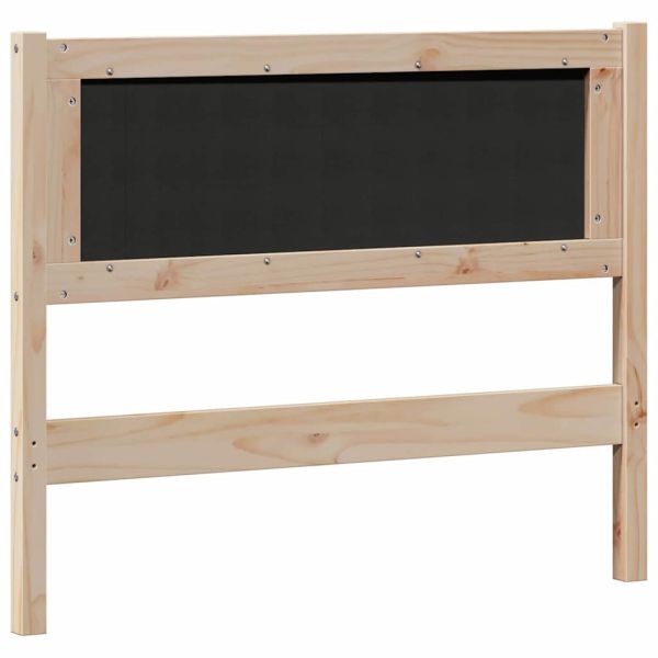 Облегалка за глава Друг Кафяв и черен 100 cm Борово дърво масив