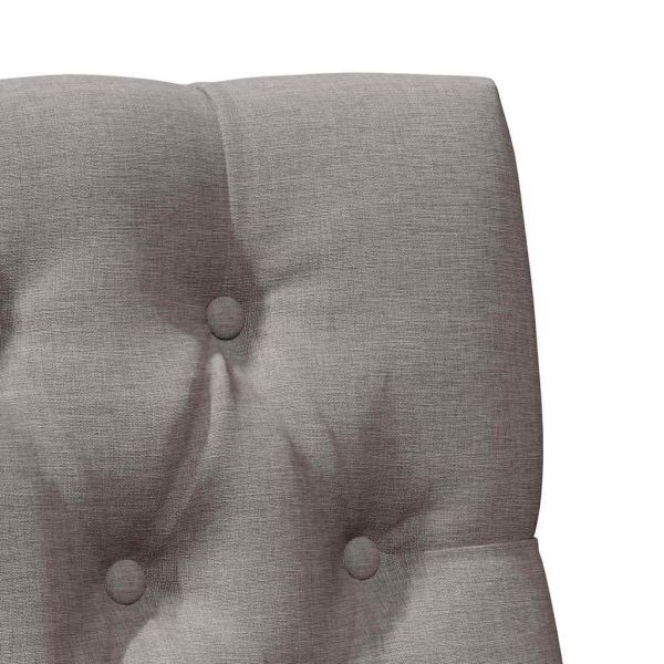 Тапицирана табла Таупе 80 cm Солидно борово дърво