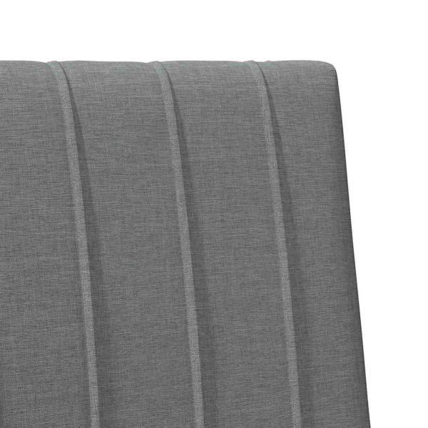 Тапицирана табла Тъмен сив 75 cm Солидно борово дърво