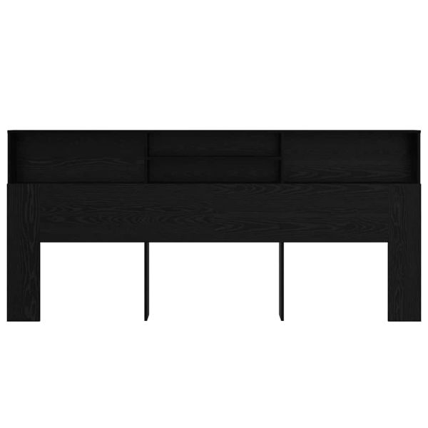 Табла за легло Черния дъб 220 x 19 x 101,5 см Инженерно дърво