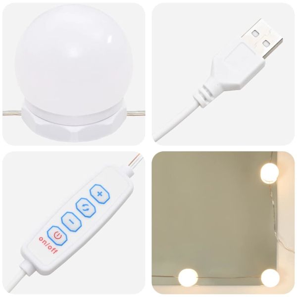 Шкаф с огледало Черния дъб 91 x 15 x 76,5 см Инженерно дърво